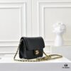 69304ff2f09edb6de4c4eac9 Mini CHANEL 24K New CF Vintage Style, Elegant and Timeless Shiny Calfskin with Gold-Tone Hardware, Retro Chic for Chanel Lovers