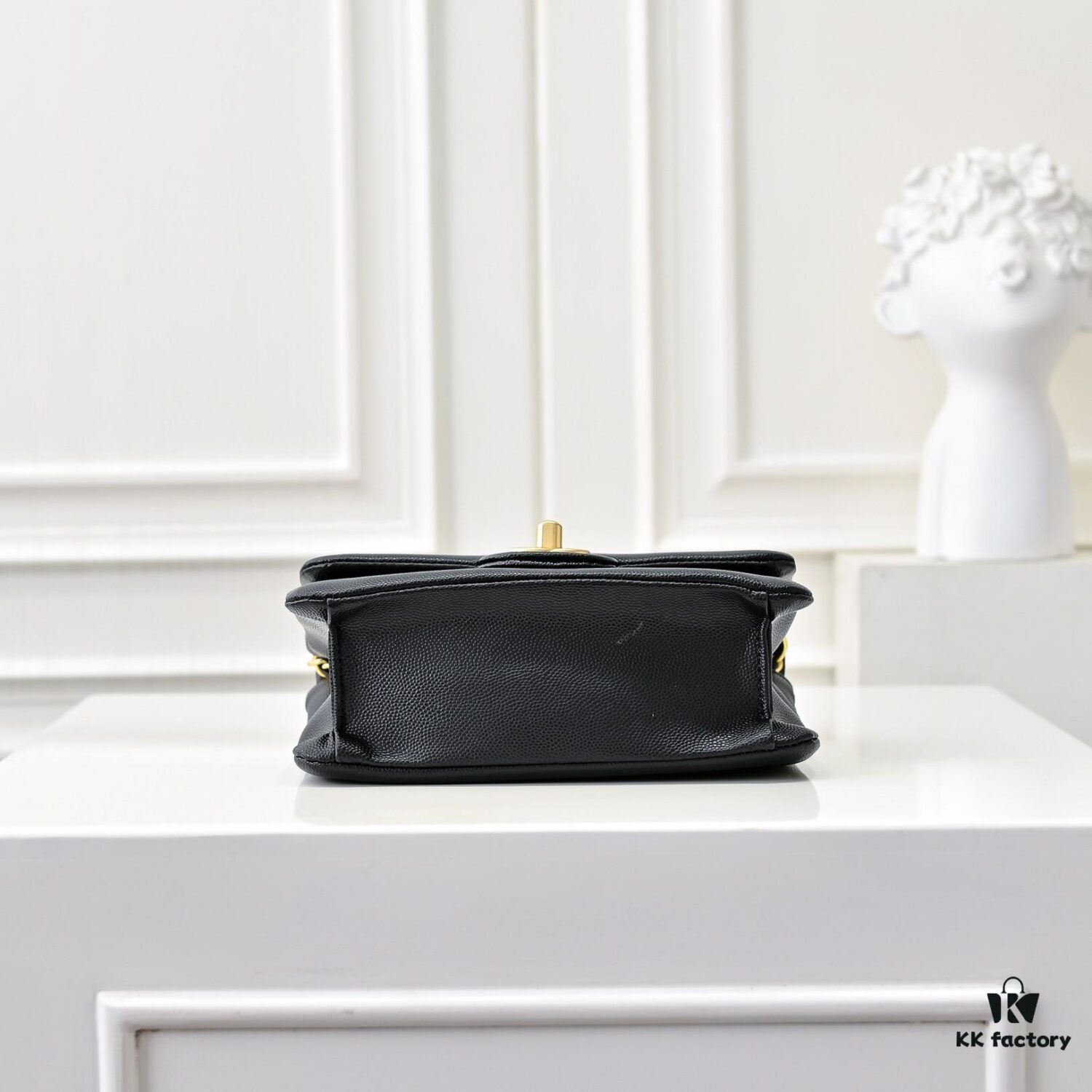 69304ff2f09edb6de4c4eaca Mini CHANEL 24K New CF Vintage Style, Elegant and Timeless Shiny Calfskin with Gold-Tone Hardware, Retro Chic for Chanel Lovers