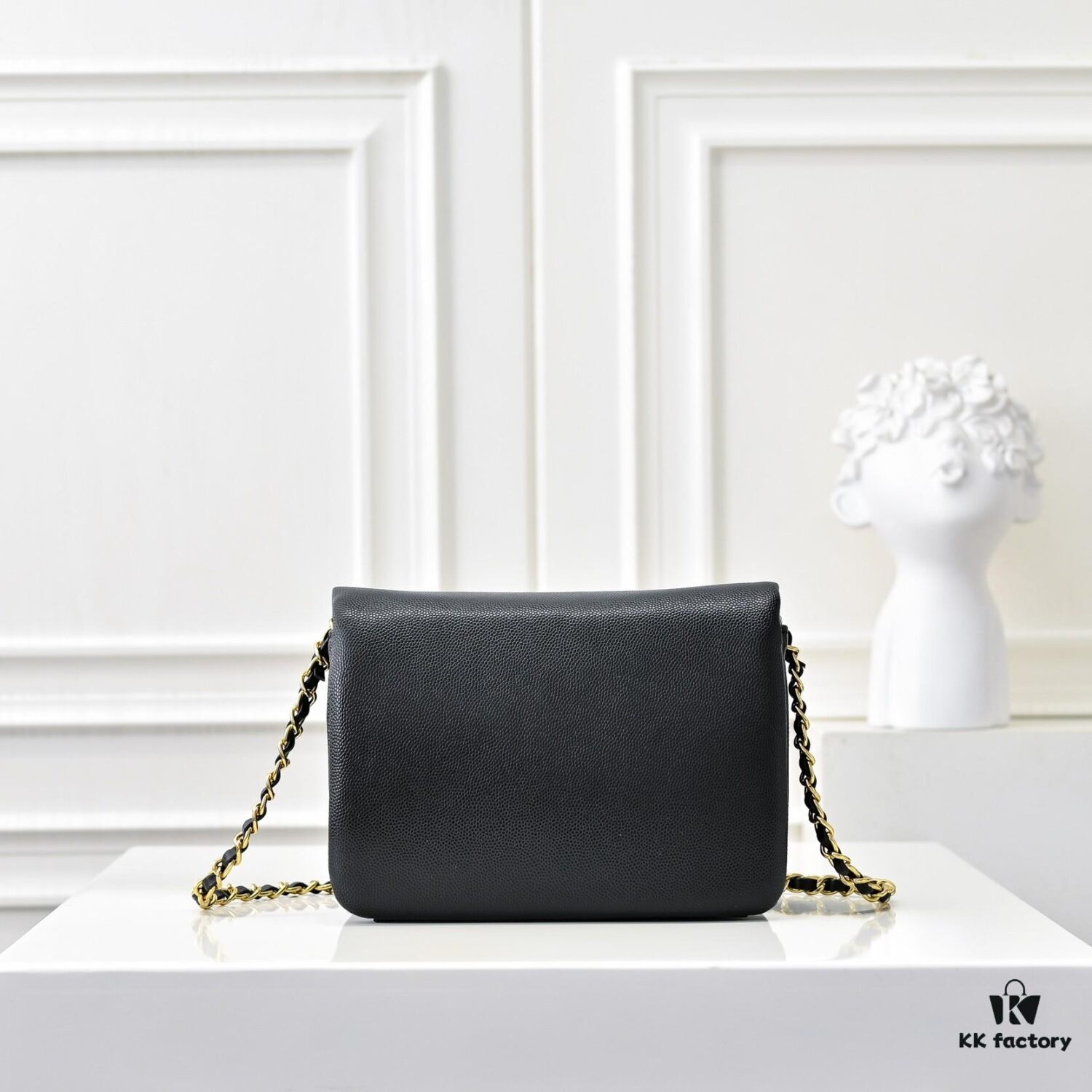 69304ff3f09edb6de4c4eacb Mini CHANEL 24K New CF Vintage Style, Elegant and Timeless Shiny Calfskin with Gold-Tone Hardware, Retro Chic for Chanel Lovers