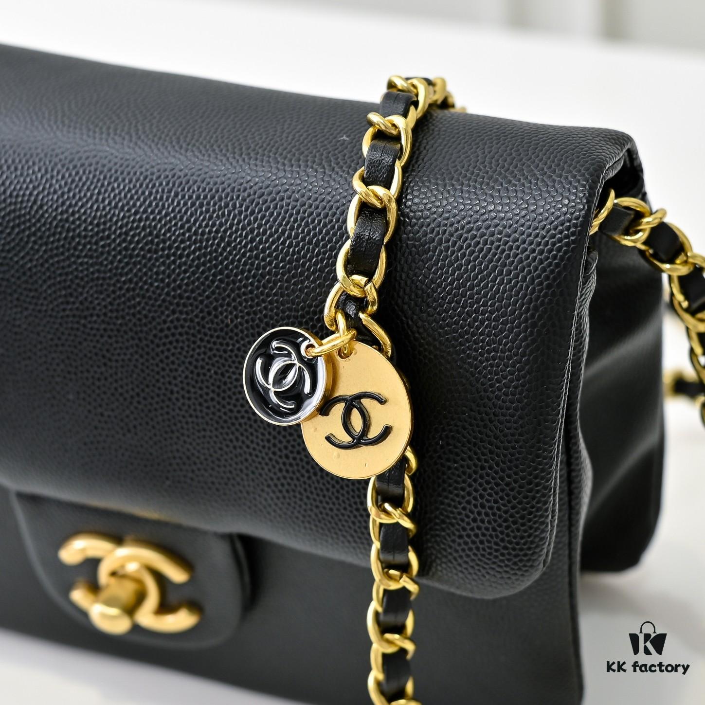 69304ff4f09edb6de4c4eace Mini CHANEL 24K New CF Vintage Style, Elegant and Timeless Shiny Calfskin with Gold-Tone Hardware, Retro Chic for Chanel Lovers