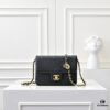 69304ff6f09edb6de4c4ead1 Mini CHANEL 24K New CF Vintage Style, Elegant and Timeless Shiny Calfskin with Gold-Tone Hardware, Retro Chic for Chanel Lovers