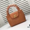 Chanel Vintage Handbag - Soft Imported Caviar Leather, Signature Logo Clasp, Elegant Lady Style, Large Capacity
