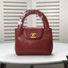 69305006f09edb6de4c4eaeb Chanel Vintage Handbag - Soft Imported Caviar Leather, Signature Logo Closure, Elegant Lady Style