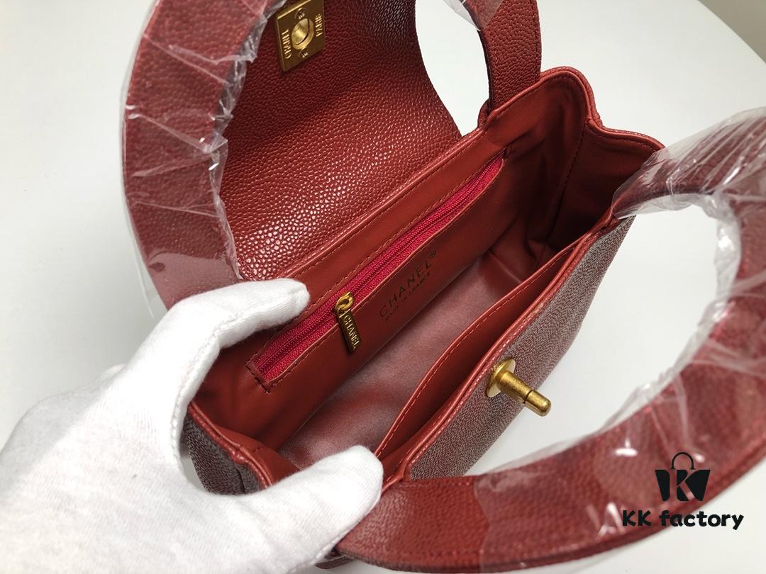 6930500af09edb6de4c4eaf2 Chanel Vintage Handbag - Soft Imported Caviar Leather, Signature Logo Closure, Elegant Lady Style