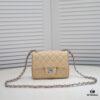 69305014f09edb6de4c4eb04 Chanel Beige Crossbody Bag - High-Quality Calfskin, One-to-One Craftsmanship, Inspired by Camera Shape Design