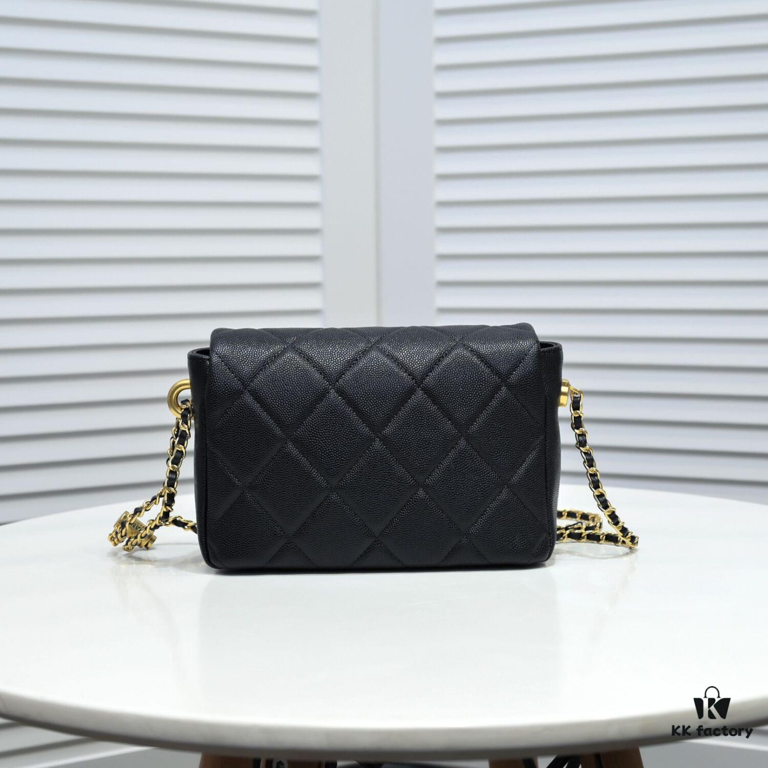 6930501cf09edb6de4c4eb12 Chanel 21K Latest Bestseller Mini Square Flap Bag - Quilted Calfskin with Gold-Tone Chain and Turn-Lock Closure