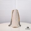 69305029f09edb6de4c4eb26 Double Eleven Special Price Non-Refundable Non-Exchangeable Small CHANEL 22B 19BAG Tote Black and Gold Italian First-Class GR Lambskin