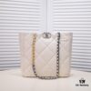 6930502af09edb6de4c4eb28 Double Eleven Special Price Non-Refundable Non-Exchangeable Small CHANEL 22B 19BAG Tote Black and Gold Italian First-Class GR Lambskin