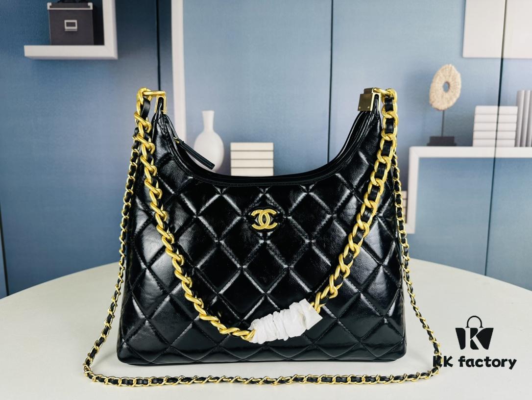 69305038f09edb6de4c4eb47 New Large Size Unfiltered Batch | Today's Must-Have: Chanel 24A Hobo ~ 🖤