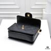 Medium 👑 CHANEL 24K Fall/Winter New Arrival Caviar Leather Handbag with Unique Texture – Detachable Strap for Crossbody or Handheld Wear