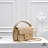 69305078f09edb6de4c4eb97 Mini Chanel 24K Autumn-Winter New Arrival Caviar Leather Bag with Unique Texture, Detachable Strap for Handheld or Crossbody Wear