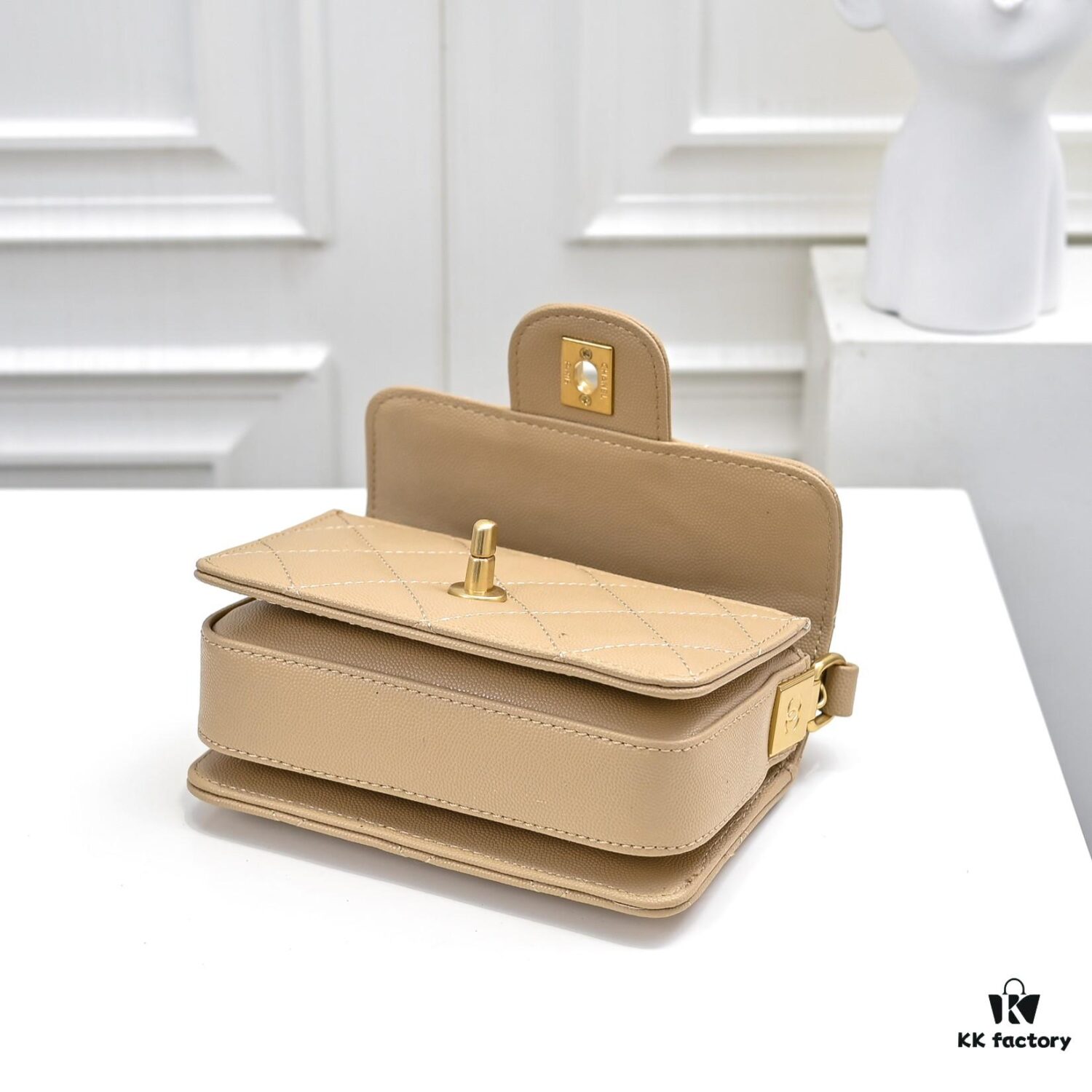 69305078f09edb6de4c4eb99 Mini Chanel 24K Autumn-Winter New Arrival Caviar Leather Bag with Unique Texture, Detachable Strap for Handheld or Crossbody Wear