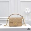 6930507af09edb6de4c4eb9a Mini Chanel 24K Autumn-Winter New Arrival Caviar Leather Bag with Unique Texture, Detachable Strap for Handheld or Crossbody Wear