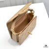 6930507df09edb6de4c4eb9e Mini Chanel 24K Autumn-Winter New Arrival Caviar Leather Bag with Unique Texture, Detachable Strap for Handheld or Crossbody Wear