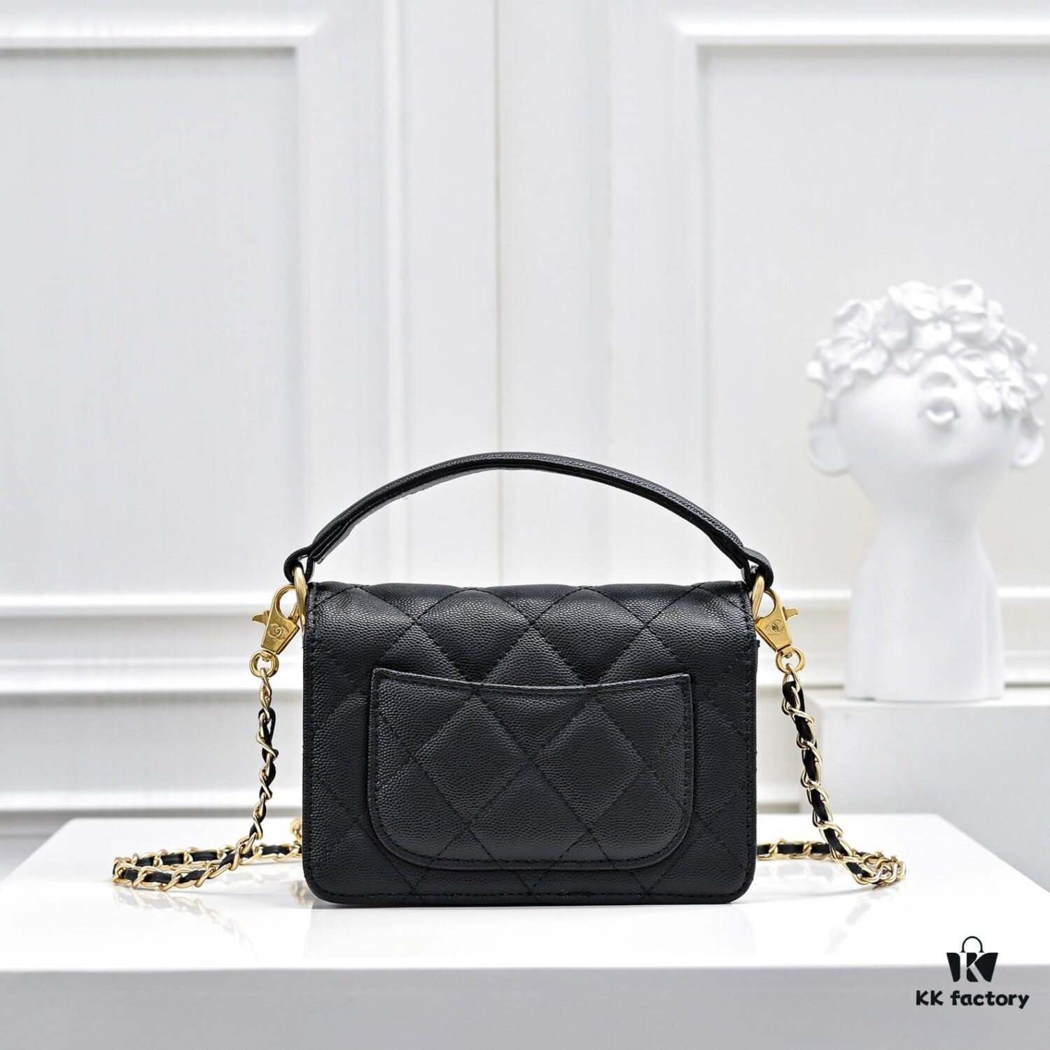 6930507ff09edb6de4c4eba3 Mini CHANEL 24k Fall/Winter New Arrival with Caviar Leather, Unique Texture, Convertible Handheld or Crossbody, Detachable Strap