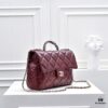 6930508ff09edb6de4c4ebae Large Size 👑 Chanel 24B New Collection Top-Grain Waxed Leather Bag with Braided Metal Chain Handle