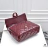 69305097f09edb6de4c4ebb5 Large Size 👑 Chanel 24B New Collection Top-Grain Waxed Leather Bag with Braided Metal Chain Handle