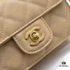 69305097f09edb6de4c4ebb6 Mini Chanel 24K Autumn-Winter New Arrival Caviar Leather Bag with Unique Texture, Detachable Strap for Handheld or Crossbody Wear