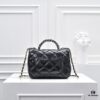 6930509df09edb6de4c4ebbb Small Size 👑 Chanel 24B New Series WOC, Top-Grain Oil-Waxed Leather