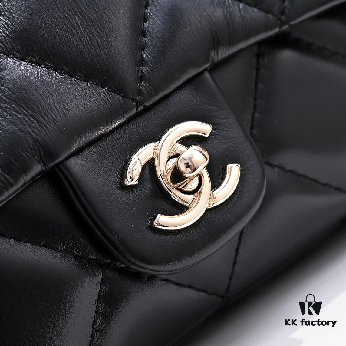 6930509ff09edb6de4c4ebbe Small Size 👑 Chanel 24B New Series WOC, Top-Grain Oil-Waxed Leather