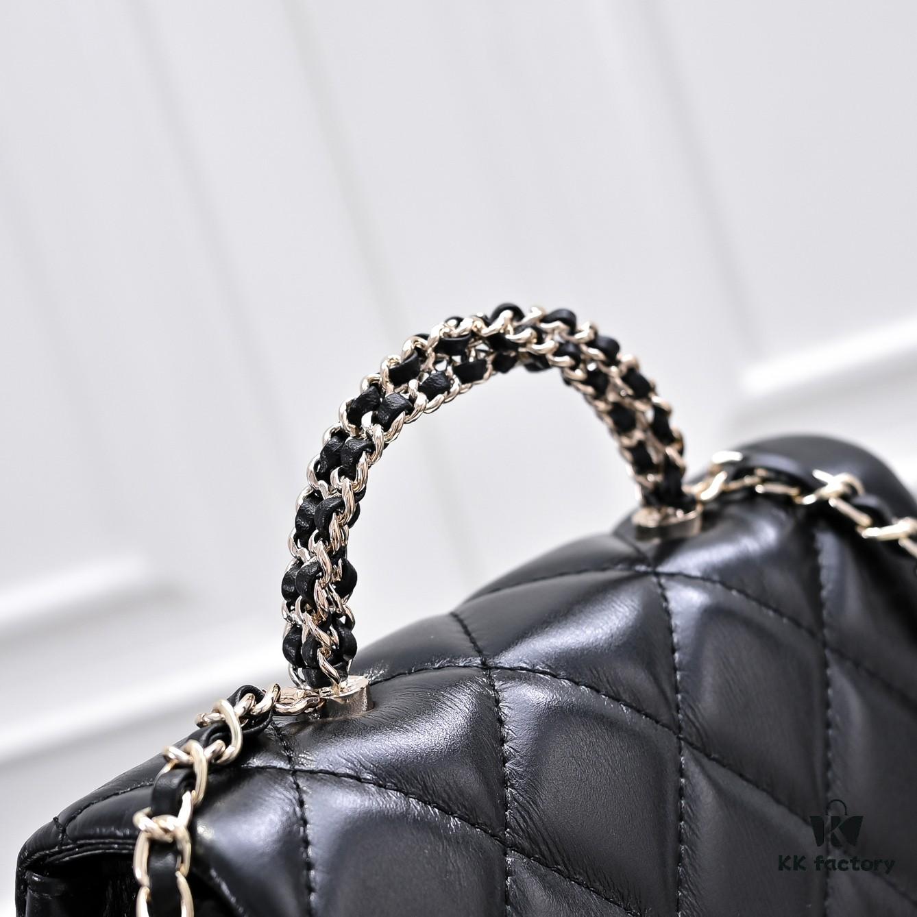 6930509ff09edb6de4c4ebbf Small Size 👑 Chanel 24B New Series WOC, Top-Grain Oil-Waxed Leather