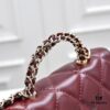 693050b8f09edb6de4c4ebdd Mini Chanel 24B New Collection WOC. Top-Grain Oil-Waxed Leather, Beauty Meets Durability, Braided Handle Reaches New Heights – 'Braided' Metal Chain Handle Composed of Three Separate Chains Forming a Fixed Integrated Handle