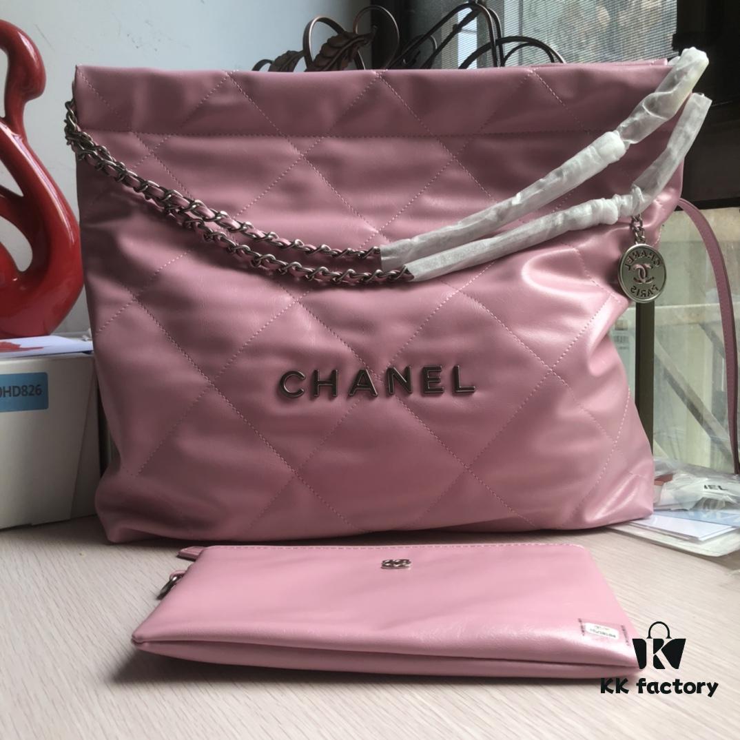 69305101f09edb6de4c4ec53 Exclusive Launch High Quality Comparable to Original Single 2022 Spring New Arrival In Stock The Hottest and Most Worthwhile Collection of the Season Named 22 Bag: Calfskin Series Soft Smooth and Comfortable to Touch Shiny Calfskin Casual Drawstring Close-Fitting Bag with Extra Large Capacity Fashionable and Versatile