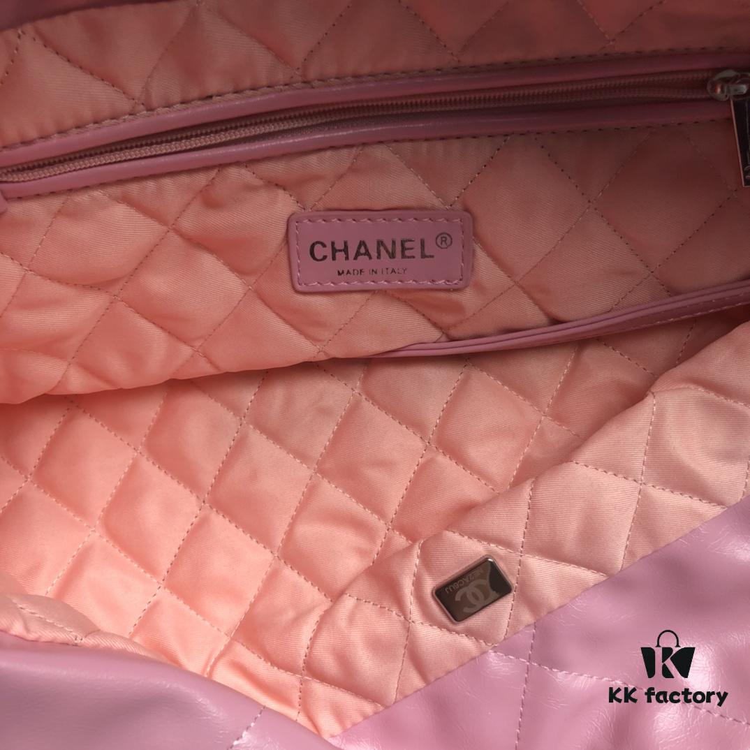 69305105f09edb6de4c4ec5a Exclusive Launch High Quality Comparable to Original Single 2022 Spring New Arrival In Stock The Hottest and Most Worthwhile Collection of the Season Named 22 Bag: Calfskin Series Soft Smooth and Comfortable to Touch Shiny Calfskin Casual Drawstring Close-Fitting Bag with Extra Large Capacity Fashionable and Versatile