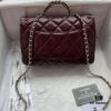 6930513cf09edb6de4c4eca6 Chanel 24B New Collection Top-Grain Oil-Waxed Leather Bag with Braided Metal Chain Handle