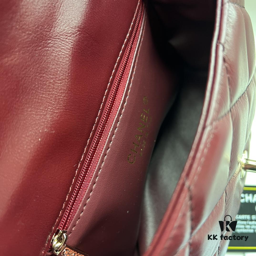 69305151f09edb6de4c4ecbb Chanel 24B New Collection WOC, Top-Grade Wax-Cured Leather with Braided Metal Chain Handle