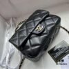 Chanel 24B New Collection WOC. Top-Grade Oil-Waxed Leather with Braided Metal Chain Handle