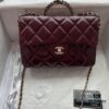 69305164f09edb6de4c4eccd Chanel 24B New Collection Top-Grain Oil-Waxed Leather Bag with Braided Metal Chain Handle