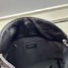 Chanel Vintage Black and Silver Shoulder Tote