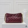 6930517cf09edb6de4c4ece1 Chanel 24B Coarse Chain Hobo Crossbody Bag, Top-Grain Leather CF Shoulder Bag