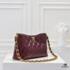 6930517df09edb6de4c4ece2 Chanel 24B Coarse Chain Hobo Crossbody Bag, Top-Grain Leather CF Shoulder Bag