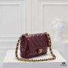 6930518af09edb6de4c4ecf3 Chanel 24B Coarse Chain Underarm Bag, Top Grain Leather CF Shoulder Bag