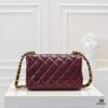 6930518cf09edb6de4c4ecf7 Chanel 24B Coarse Chain Underarm Bag, Top Grain Leather CF Shoulder Bag