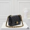 69305192f09edb6de4c4ed02 Chanel 24B Coarse Chain Underarm Bag, Top Grain Leather CF Shoulder Bag