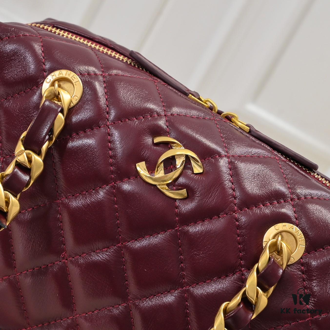 69305197f09edb6de4c4ed08 Chanel 24B Coarse Chain Pillow Bag, Top-Grade Cowhide, Shoulder Bag with Elegant and Charming Design