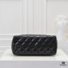 693051a0f09edb6de4c4ed10 Chanel 24B Thick Chain Pillow Bag, Top-Grade Cowhide, Elegant and Charming Black Shoulder Bag with CC Logo and Black-Gold Woven Chain