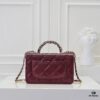 693051a8f09edb6de4c4ed15 Large Size 👑 Chanel 24B New Series WOC, Top-Grade Oil-Waxed Leather with Braided Handle
