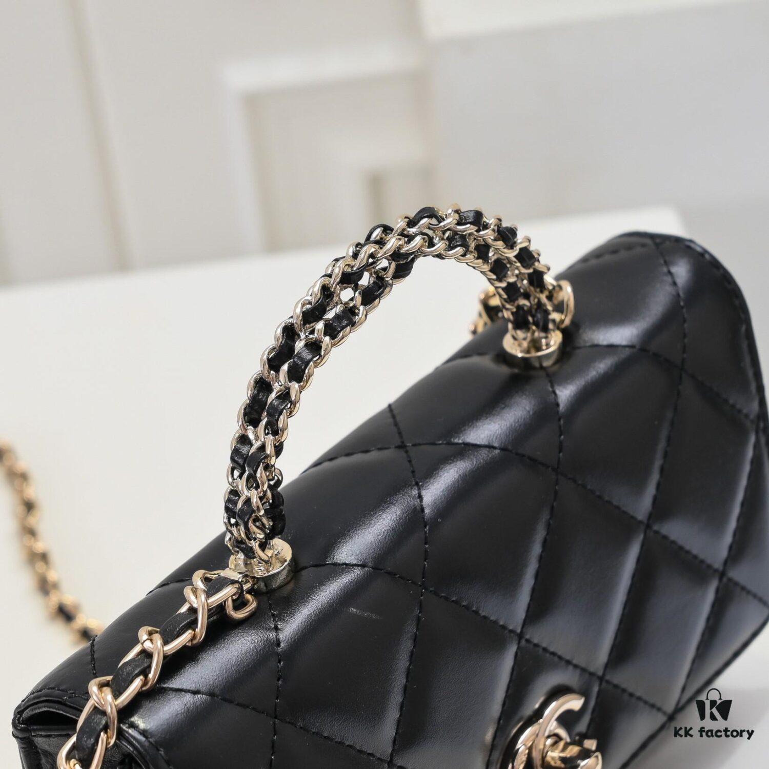 693051b5f09edb6de4c4ed24 Large Size 👑 Chanel 24B New Series WOC, Top-Grain Oil-Waxed Leather with Braided Chain Handle