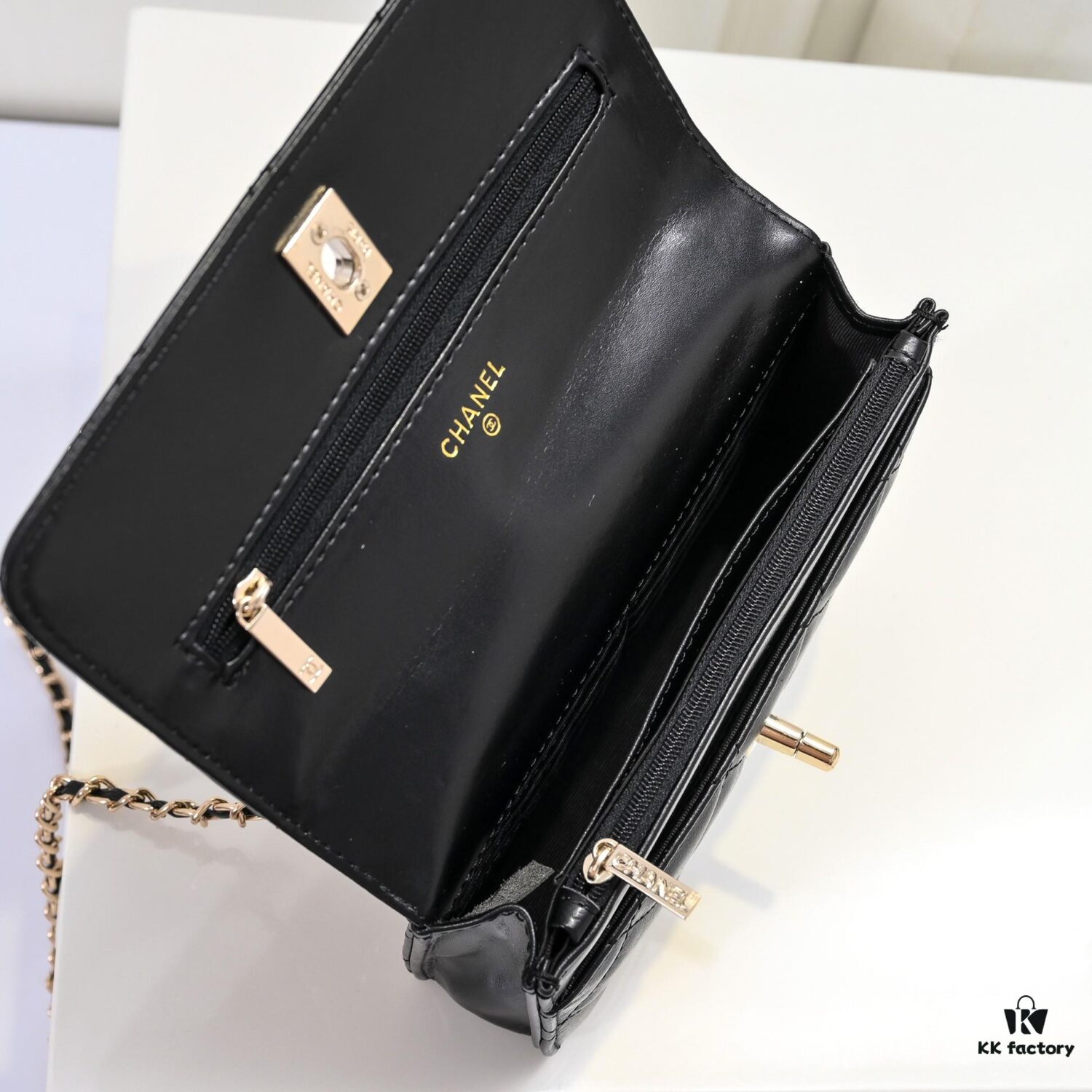 693051b7f09edb6de4c4ed28 Large Size 👑 Chanel 24B New Series WOC, Top-Grain Oil-Waxed Leather with Braided Chain Handle