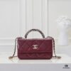 693051b9f09edb6de4c4ed29 Mini Chanel 24B New Collection WOC, Top-Grain Oil-Waxed Leather with Braided Chain Handle