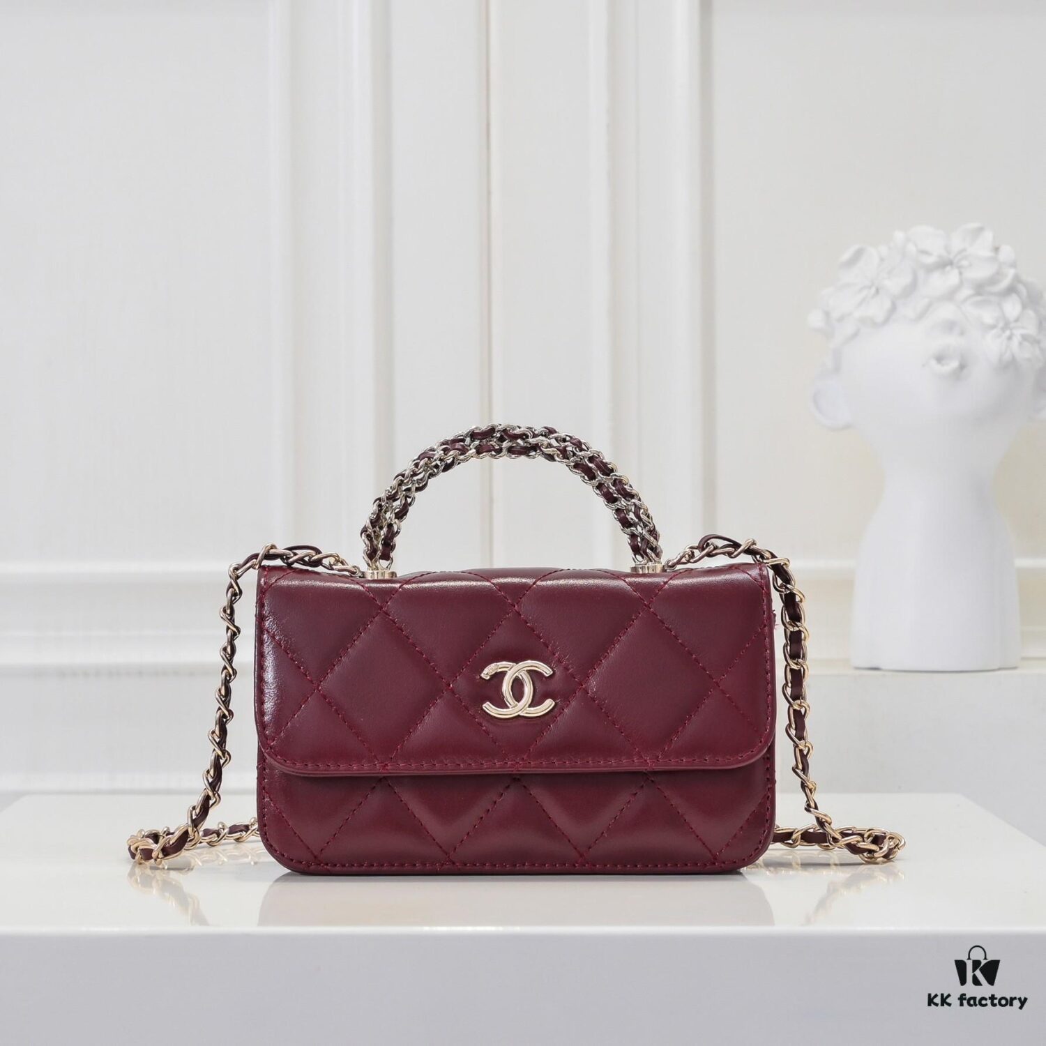 693051b9f09edb6de4c4ed29 Mini Chanel 24B New Collection WOC, Top-Grain Oil-Waxed Leather with Braided Chain Handle