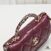 693051bbf09edb6de4c4ed2c Mini Chanel 24B New Collection WOC, Top-Grain Oil-Waxed Leather with Braided Chain Handle