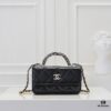 693051bef09edb6de4c4ed32 Mini Chanel 24B New Collection WOC, Top-Grain Oil-Waxed Leather with Braided Chain Handle