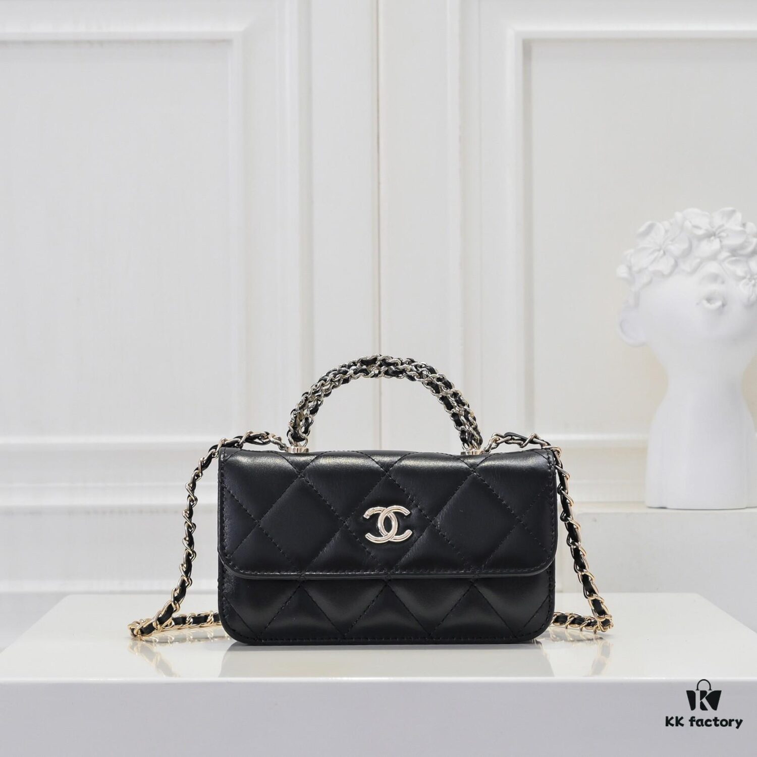 693051bef09edb6de4c4ed32 Mini Chanel 24B New Collection WOC, Top-Grain Oil-Waxed Leather with Braided Chain Handle