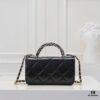 693051c0f09edb6de4c4ed34 Mini Chanel 24B New Collection WOC, Top-Grain Oil-Waxed Leather with Braided Chain Handle