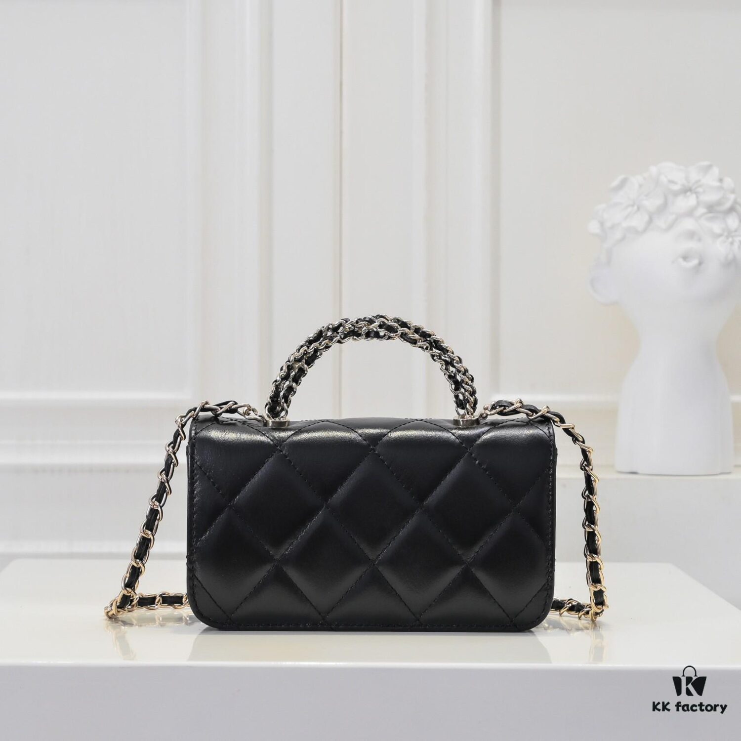 693051c0f09edb6de4c4ed34 Mini Chanel 24B New Collection WOC, Top-Grain Oil-Waxed Leather with Braided Chain Handle